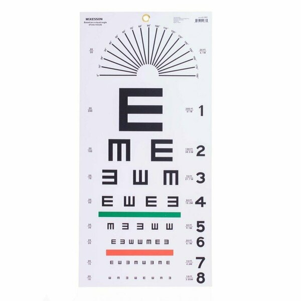 Mckesson Eye Test Chart 63-3051